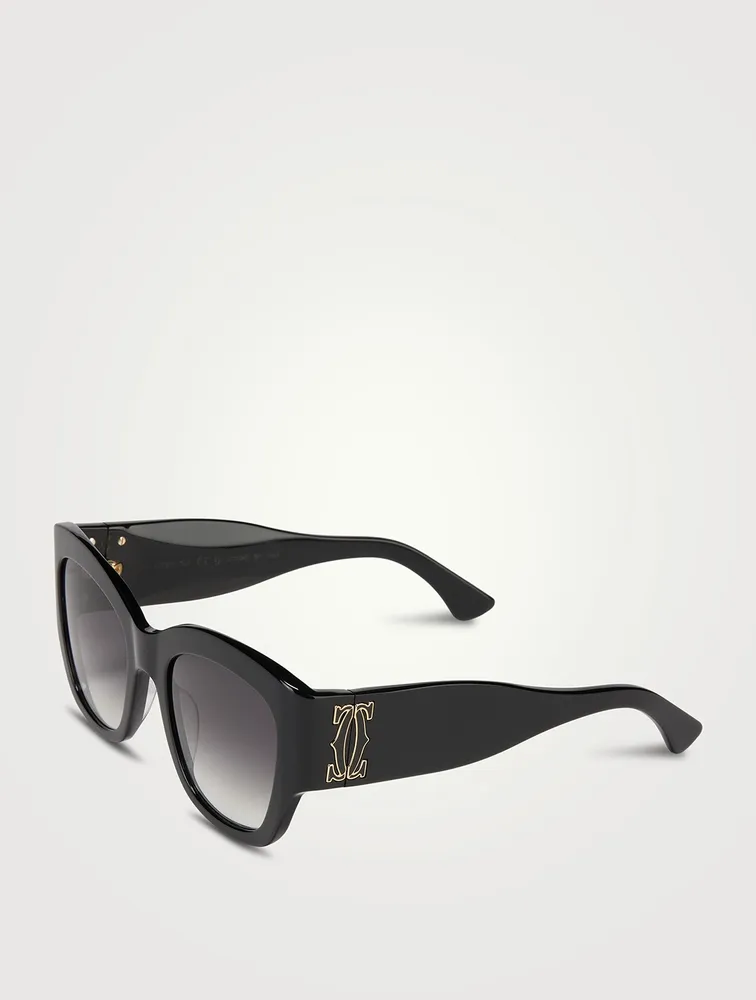 Signature C De Cartier Cat Eye Sunglasses