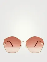 Panthère De Cartier Round Sunglasses