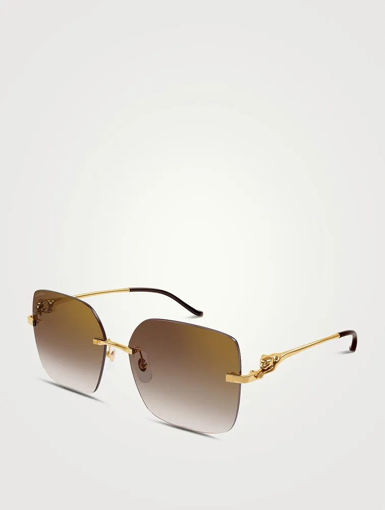 Rimless Square Sunglasses