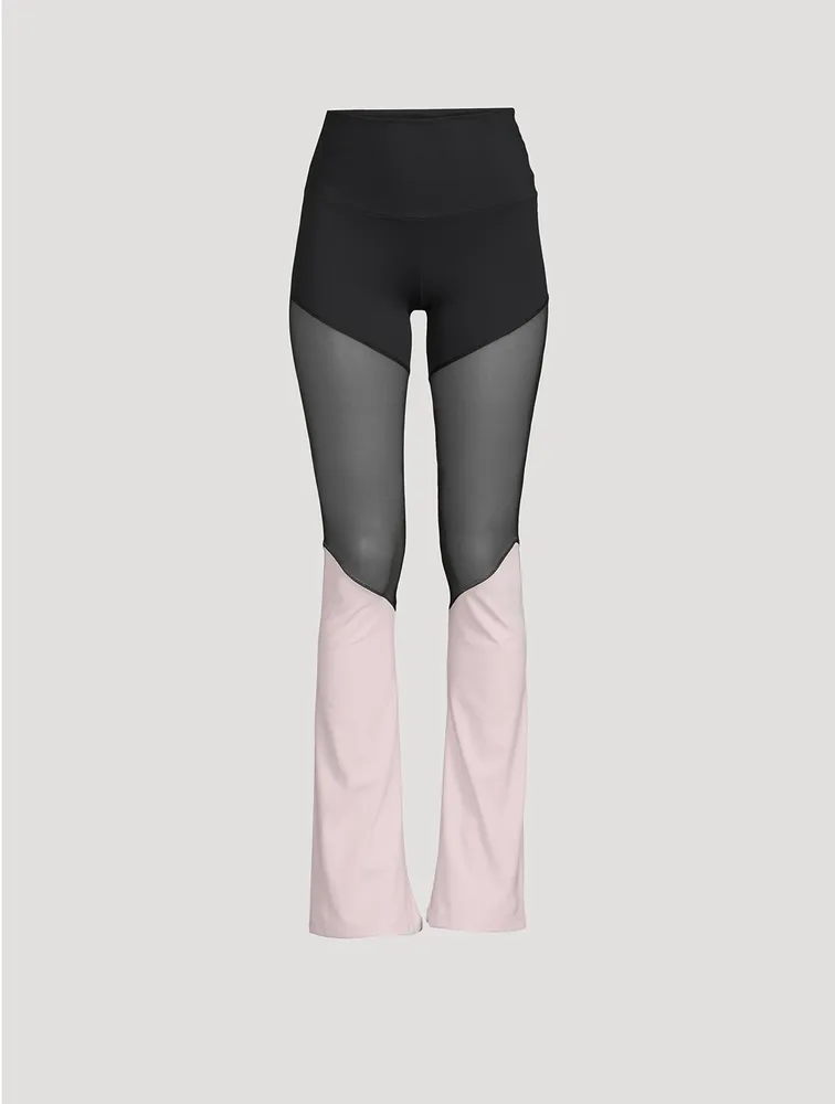 Christi Mesh Flared Leggings