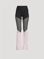 Christi Mesh Flared Leggings