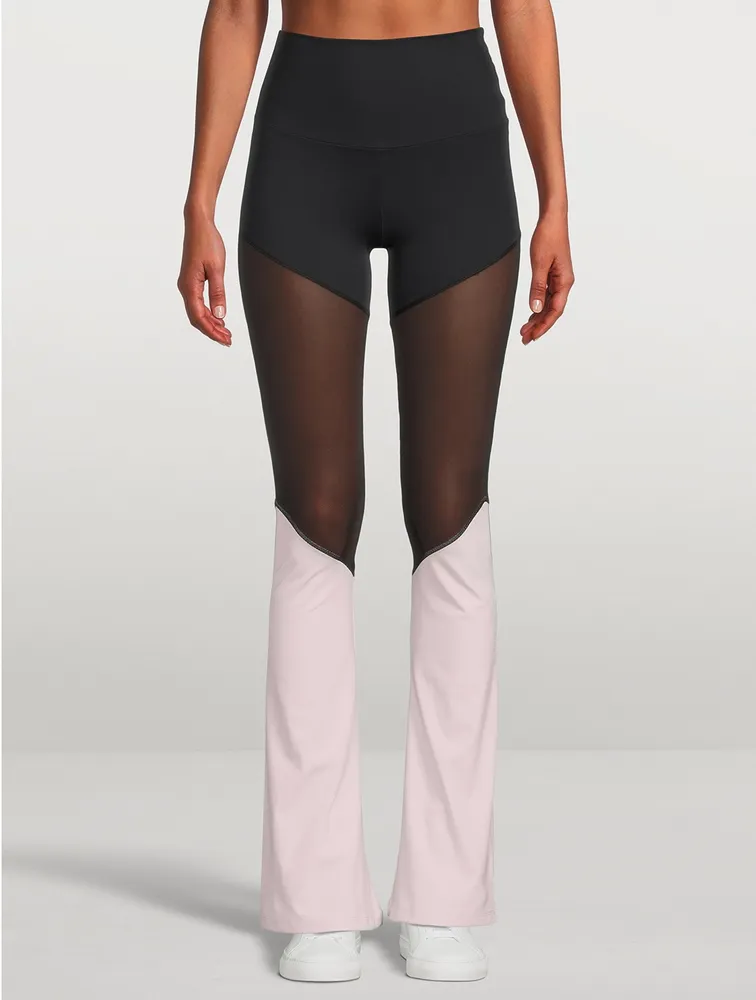 Christi Mesh Flared Leggings