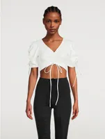 Vero Ruched Crop Top