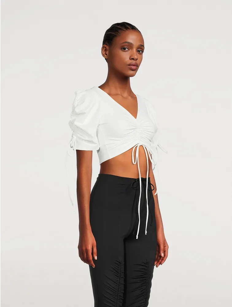 Vero Ruched Crop Top