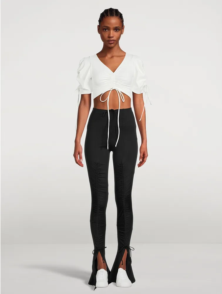 Vero Ruched Crop Top