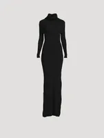 Double-Layer Knit Gown