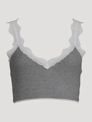 Colette Cropped Sleep Tank