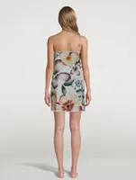 Icardi Cotton Chemise In Floral Print