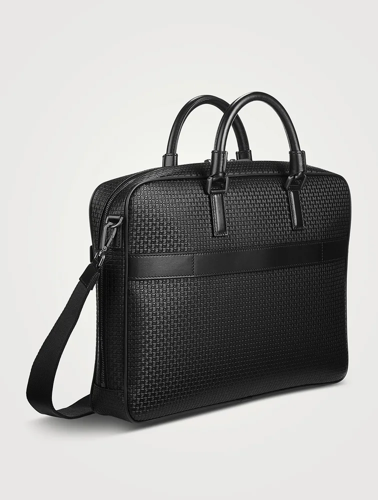 Stepan Leather Slim Briefcase