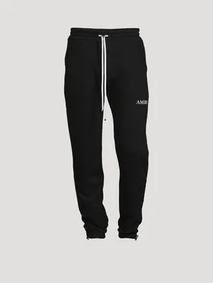 Cotton Sweatpants With Puff Logo
