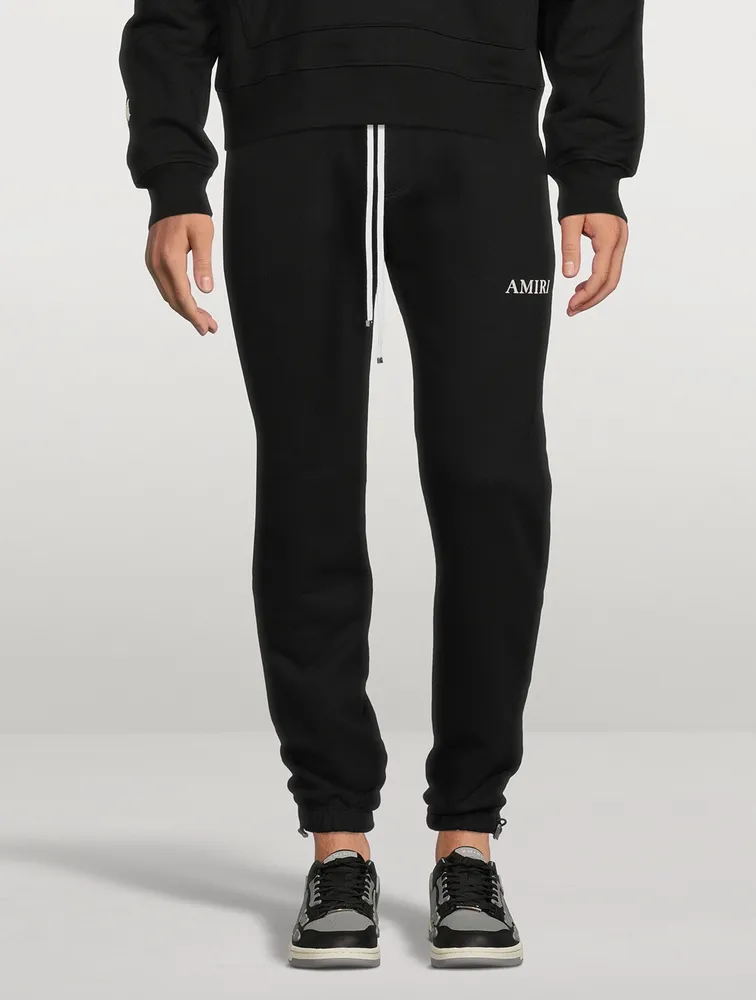 Cotton Sweatpants With Puff Logo