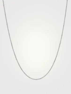 Sterling Silver Spike Chain Necklace