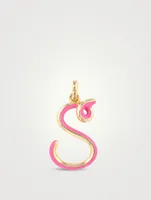 9K Gold S Initial Necklace