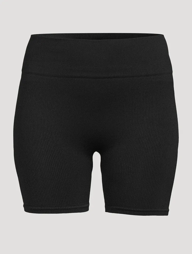 Composed Ribbed Bike Shorts