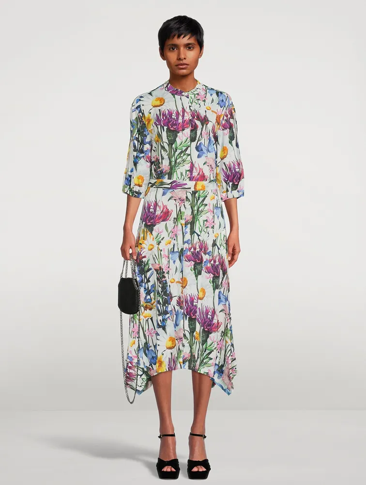 Midi Dress Floral Print
