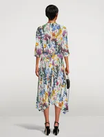 Midi Dress Floral Print