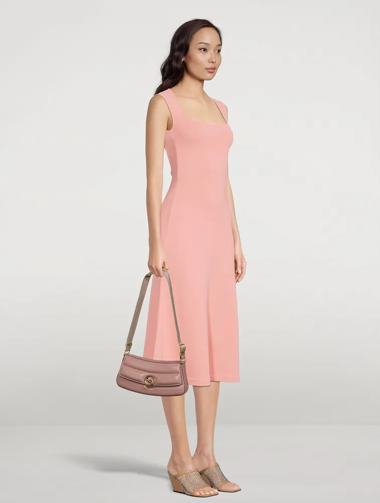 Compact Knit Midi Dress