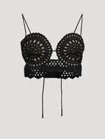 Broderie Anglaise Bralette