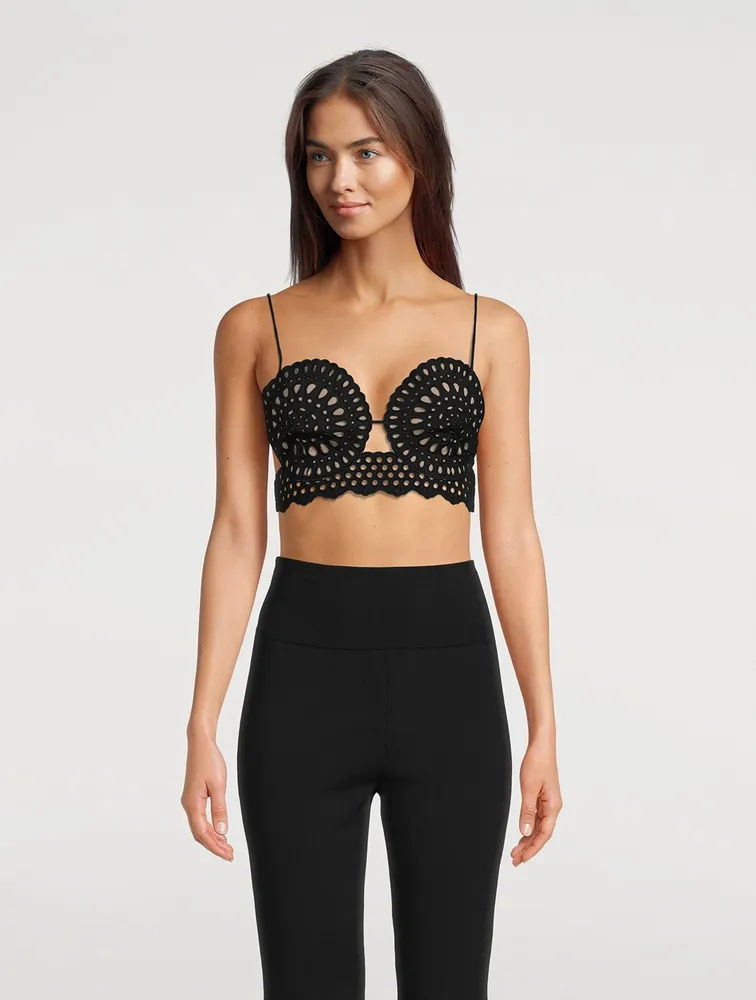Broderie Anglaise Bralette