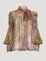 Kaleidoscope Lurex Blouse