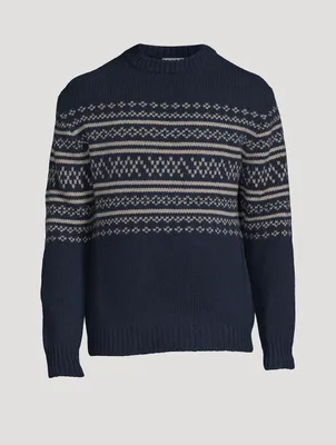 Setesdal Wool And Cashmere Crewneck Sweater