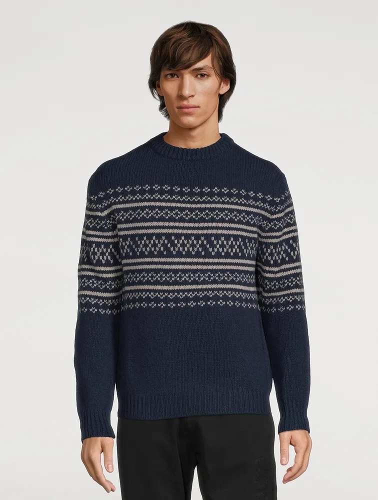Setesdal Wool And Cashmere Crewneck Sweater