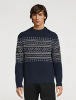 Setesdal Wool And Cashmere Crewneck Sweater