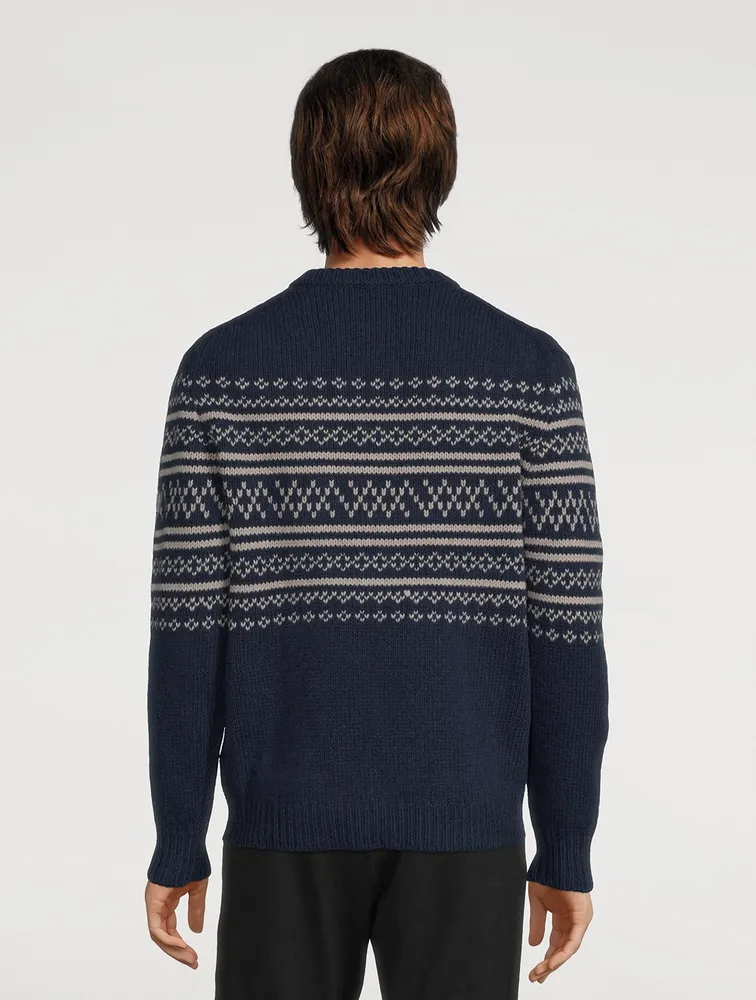 Setesdal Wool And Cashmere Crewneck Sweater