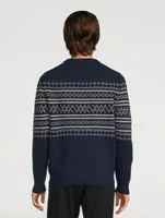 Setesdal Wool And Cashmere Crewneck Sweater