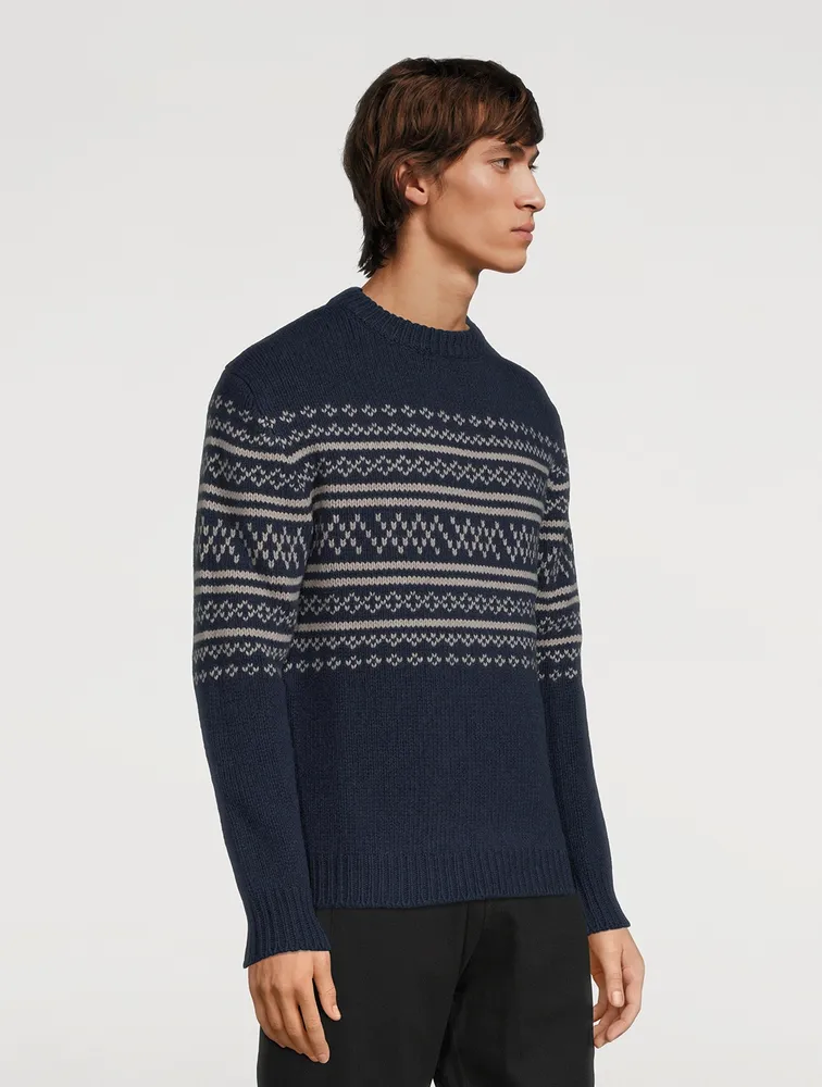 Setesdal Wool And Cashmere Crewneck Sweater