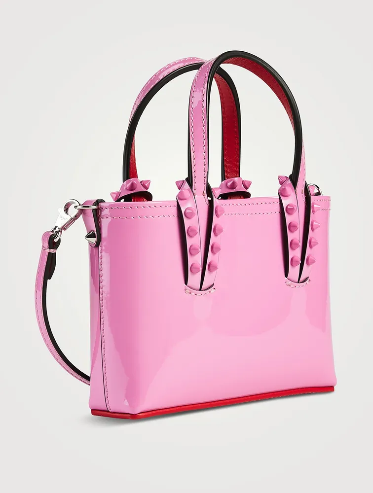 Nano Cabata Patent Leather Tote Bag