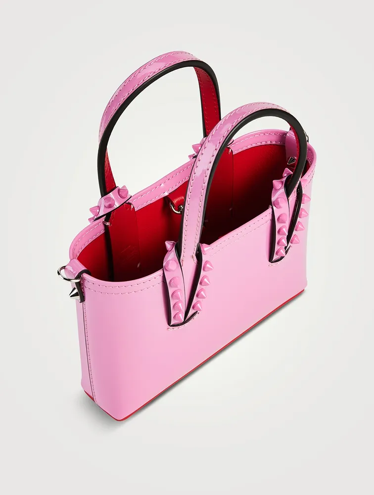 Nano Cabata Patent Leather Tote Bag