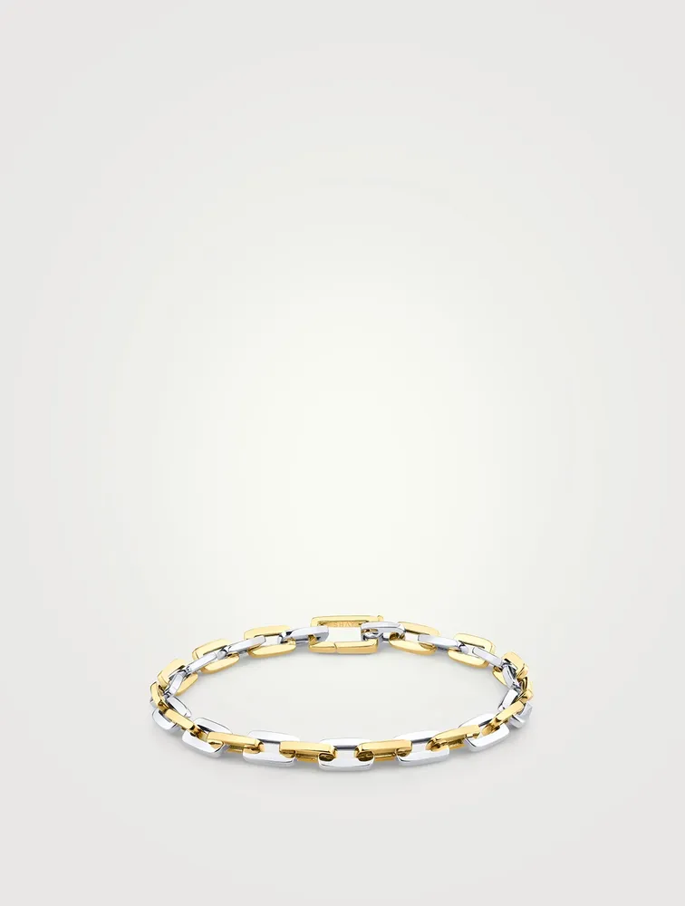Mini 18K Gold Deco Link Bracelet