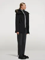 Jeni 2-in-1 Shearling-Trimmed Down Parka