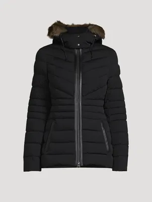 Patsy Shearling-Trimmed Down Jacket