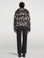 Mylah Puffer Jacket In Floral Print