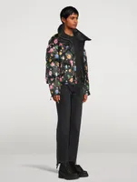 Mylah Puffer Jacket In Floral Print