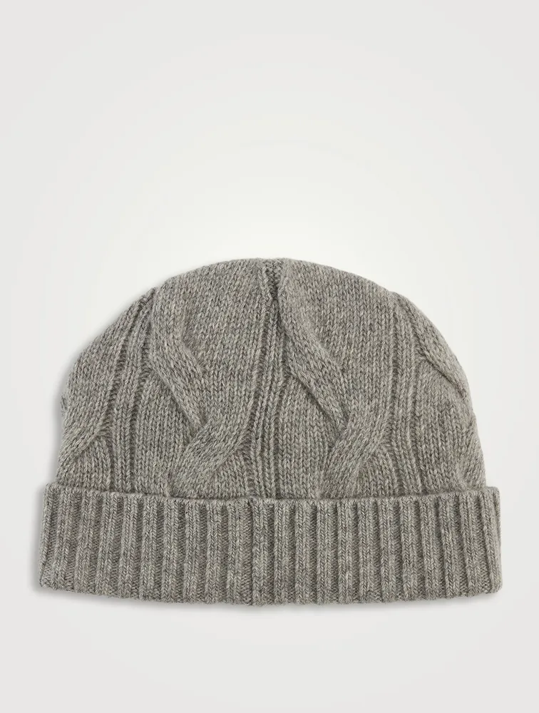 Cable Knit Cashmere Toque