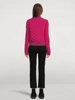 Laurelton Shearling-Trimmed Bomber Jacket