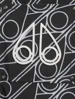Green Point Down Puffer Jacket Monogram Print