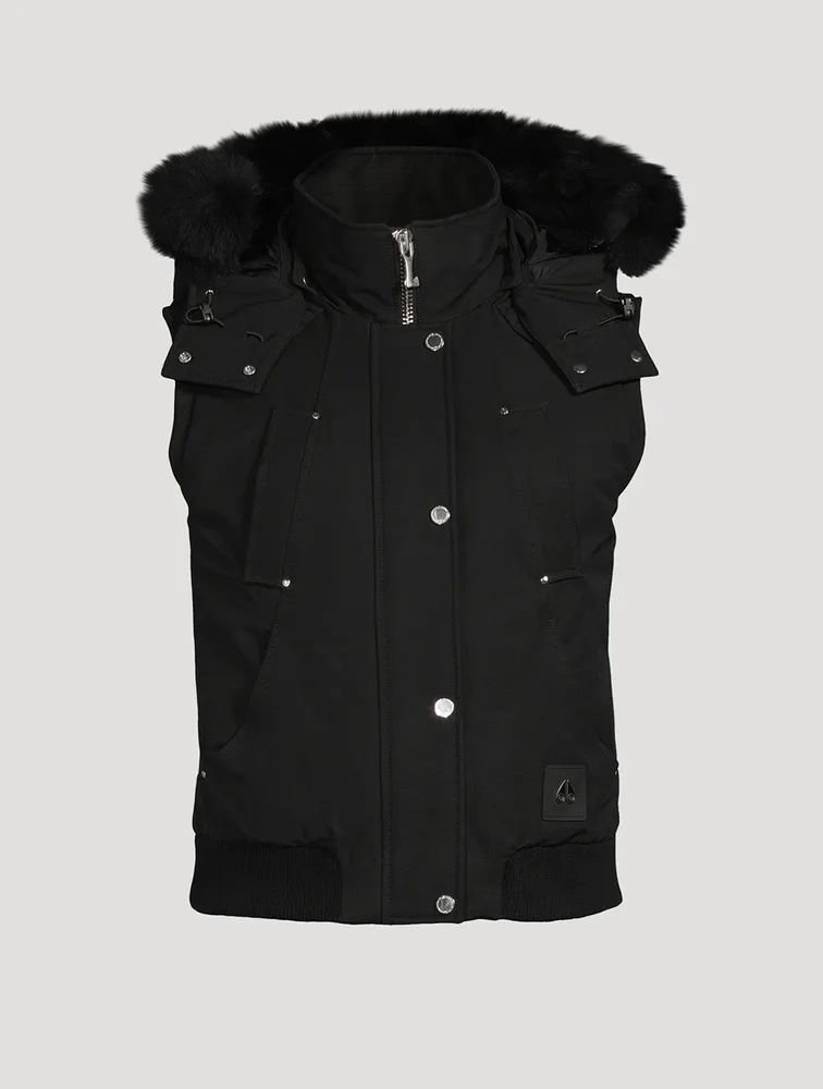 Liberty Shearling-Trimmed Down Vest