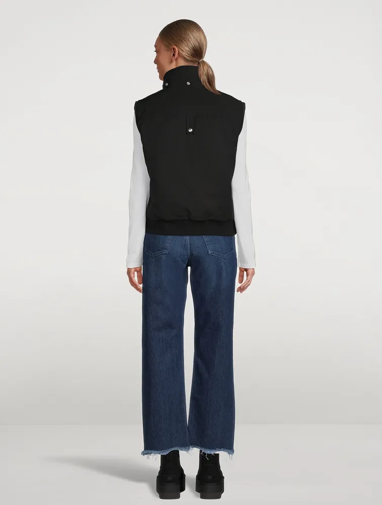 Liberty Shearling-Trimmed Down Vest
