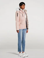 3Q Shearling-Trimmed Down Jacket