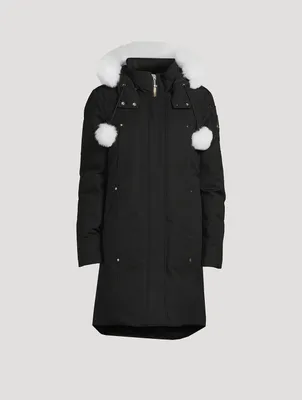Stirling Shearling-Trimmed Down Parka