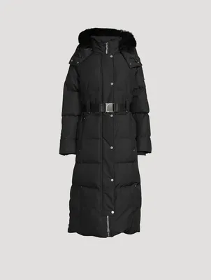 Cloud Shearling-Trimmed Down Parka