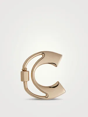 Gold 'C' Letter Lock