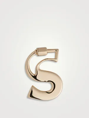 Gold 'S' Letter Lock