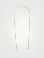 Inch 14K Gold Rolo Chain Necklace