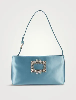 Mini Nightlily Broche Satin Shoulder Bag