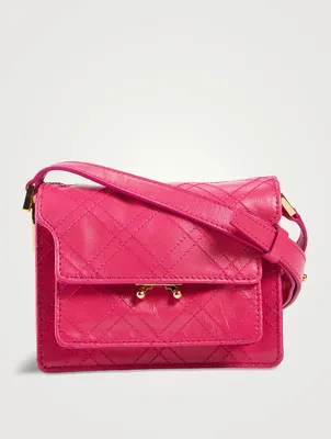 Mini Trunk Quilted Leather Bag